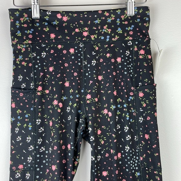 NWT Aeropostale Flex High Rise Ankle Legging SZ M Booty Enchancing Floral - Picture 2 of 11